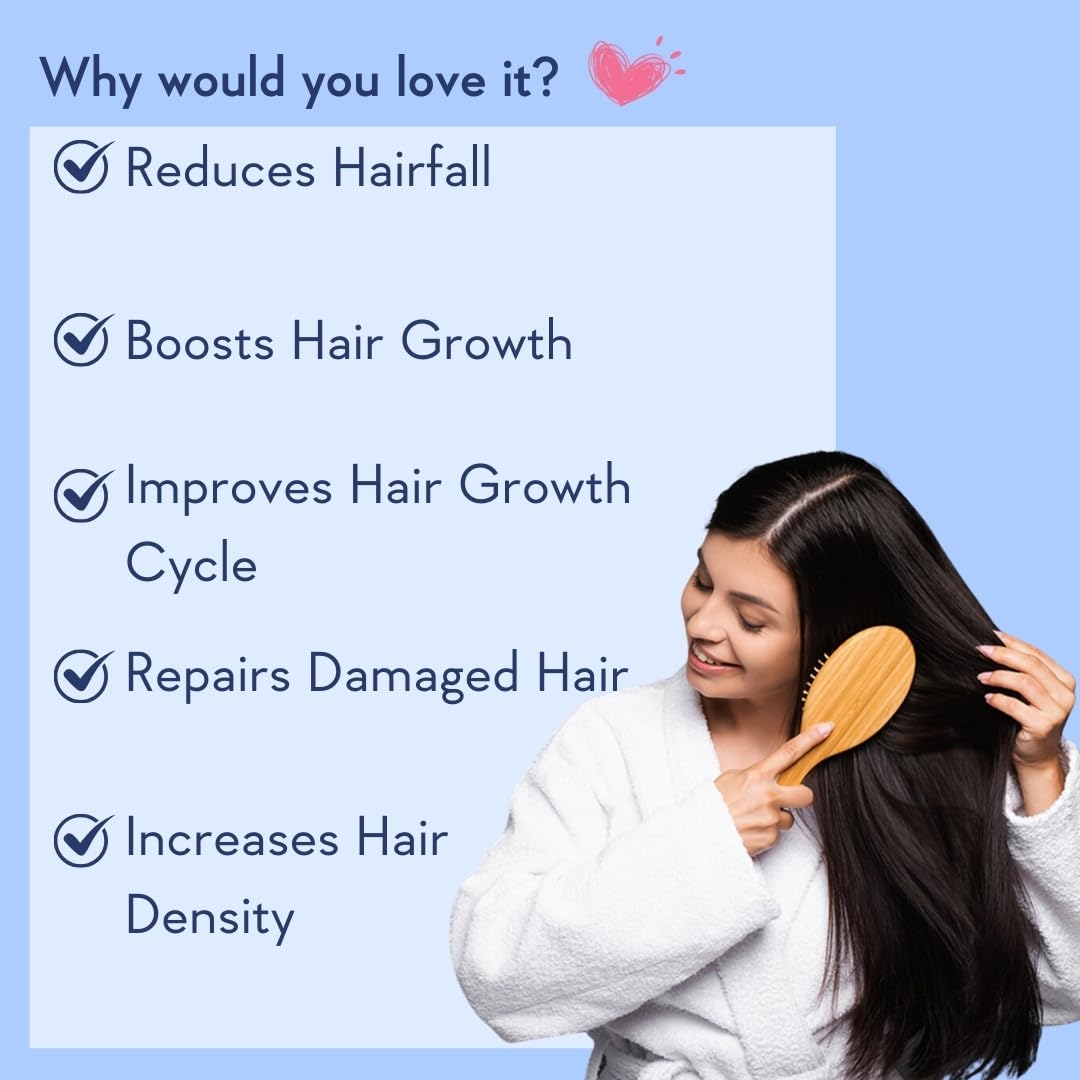 WishCare Hair Growth Serum Concentrate - 3% Redensyl, 4% Anagain, 2% Baicapil, Caffeine, Biotin & Rice Water - Rosemary Hair Serum for Hair Fall Control & Hair Growth 30ml