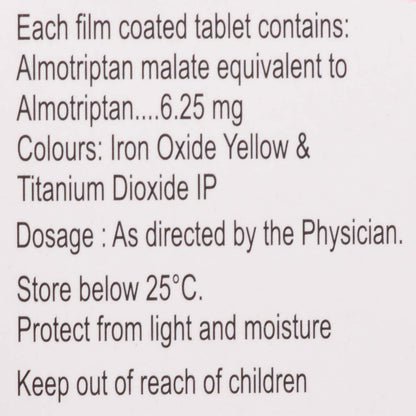 Almotan 6.25 - Strip of 4 Tablets