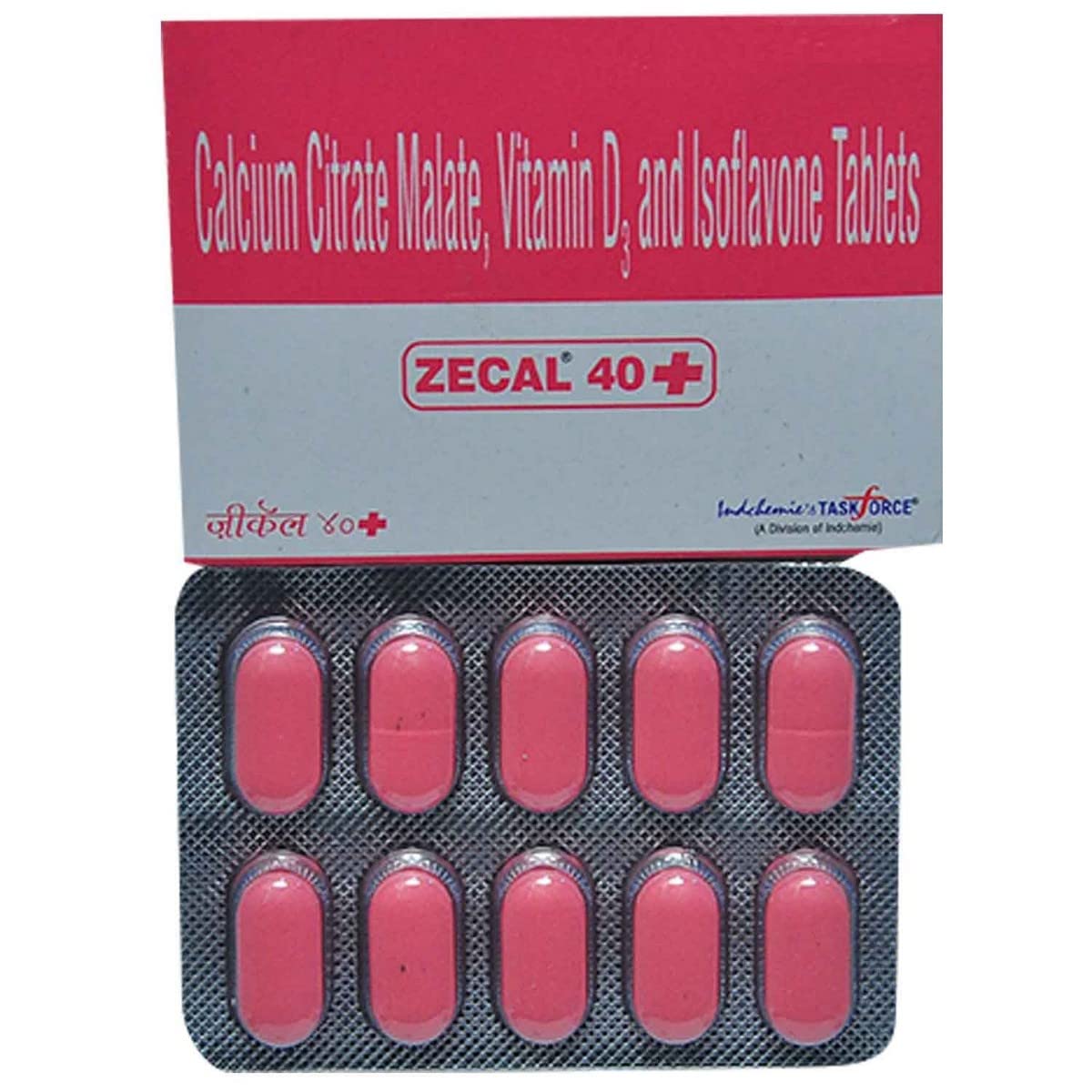 Zecal 40 Plus - Strip of 10 Tablets