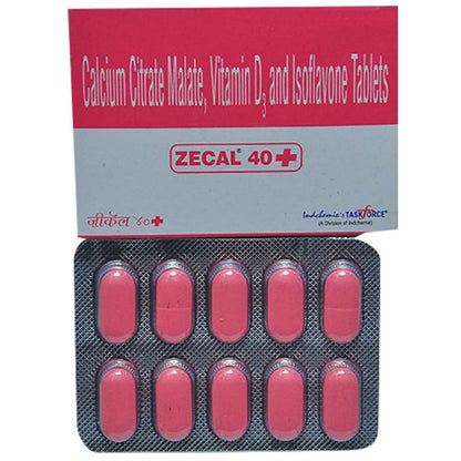 Zecal 40 Plus - Strip of 10 Tablets