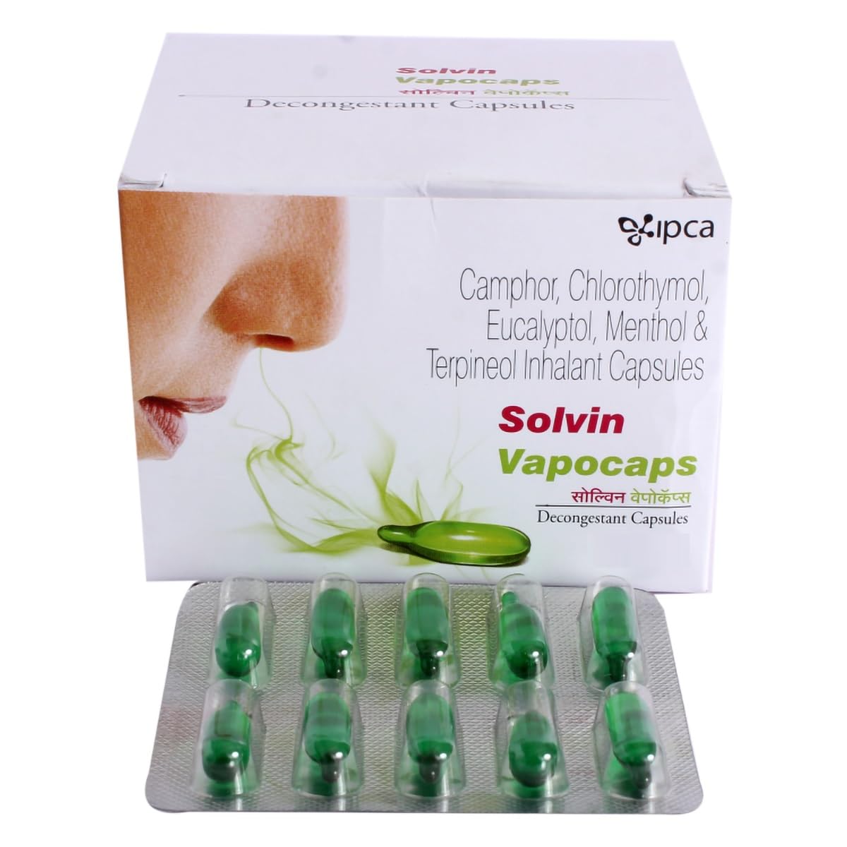 Solvin Vapicaps - Strip of 10 Capsules