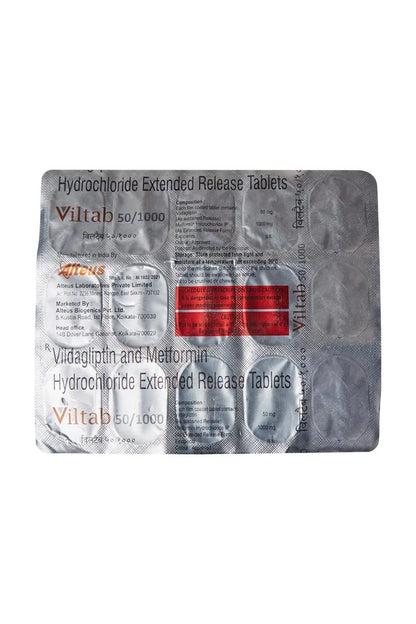 Viltab 50/1000MG - Strip of 15 Tablets