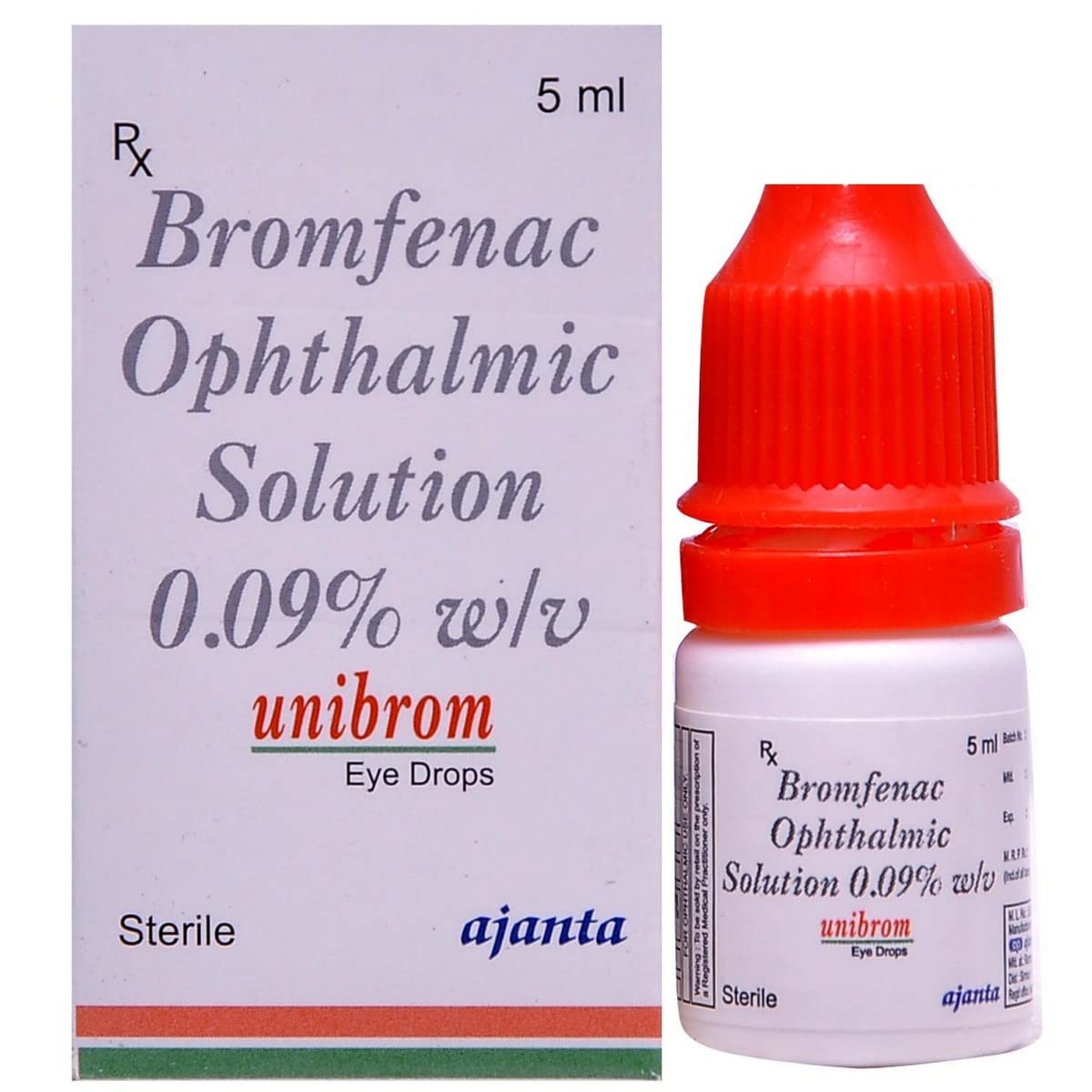 UNIBROM - Bottle of 5ML EYE DROPS