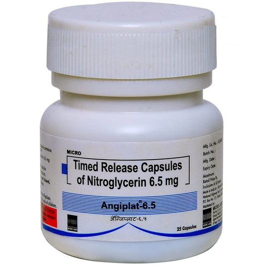 Angiplat 6.5MG - Bottle of 25 Tablets