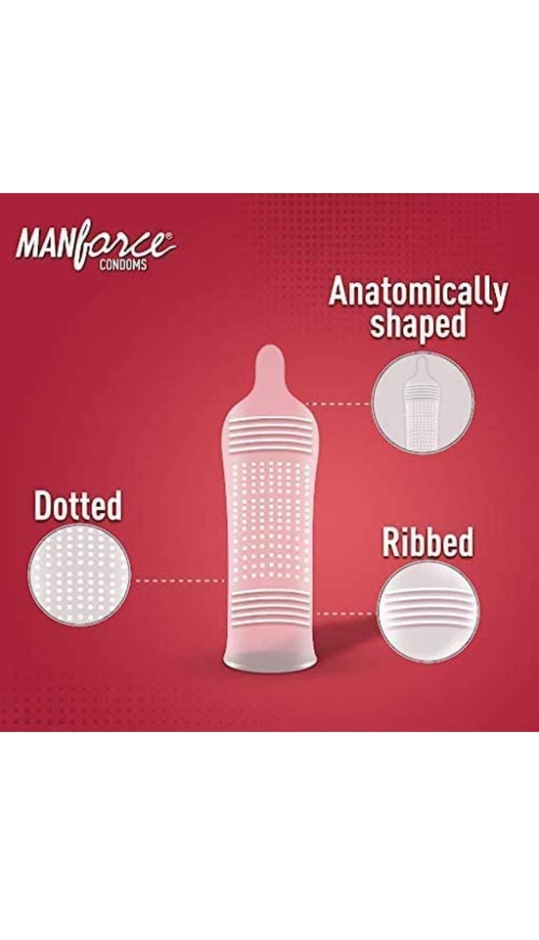 Manforce Sunny Edition Condoms | 10 pcs | Ribbed, Dotted & Anatomically Shaped Condoms | India’s No. 1* Condom Brand for Safe Sex