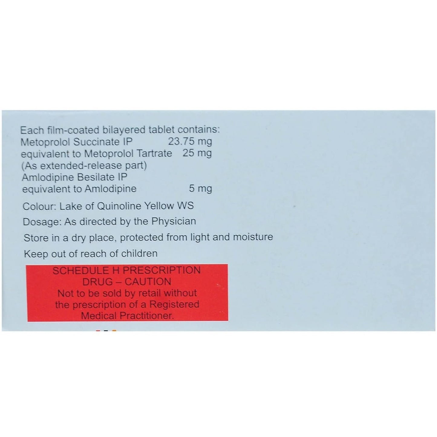 Vinicor Am 25/5 - Strip of 10 Tablets