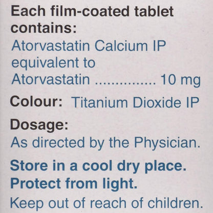 Atorlip-10 - Strip of 15 Tablets