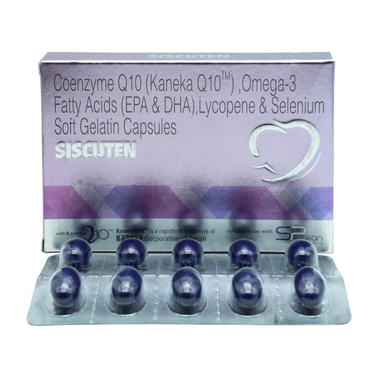 SISCUTEN SOFTGEL - Strip of 10 Capsules