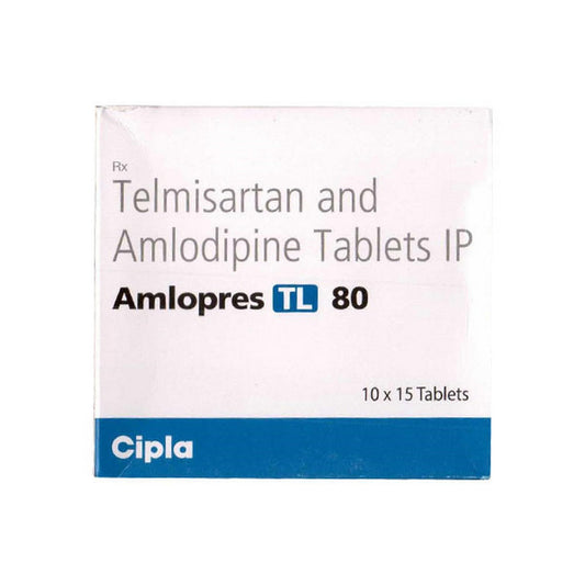 Amlopres TL 80 - Strip of 15 Tablets