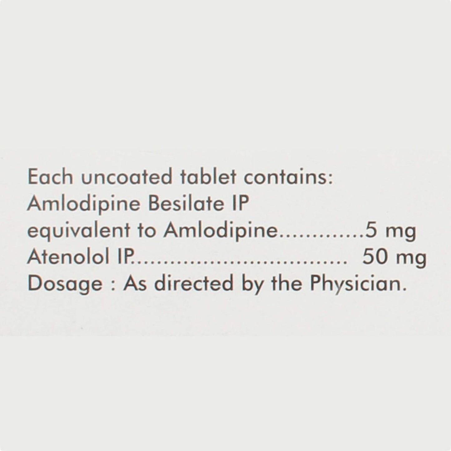 Amlong-A - Strip of 15 Tablets