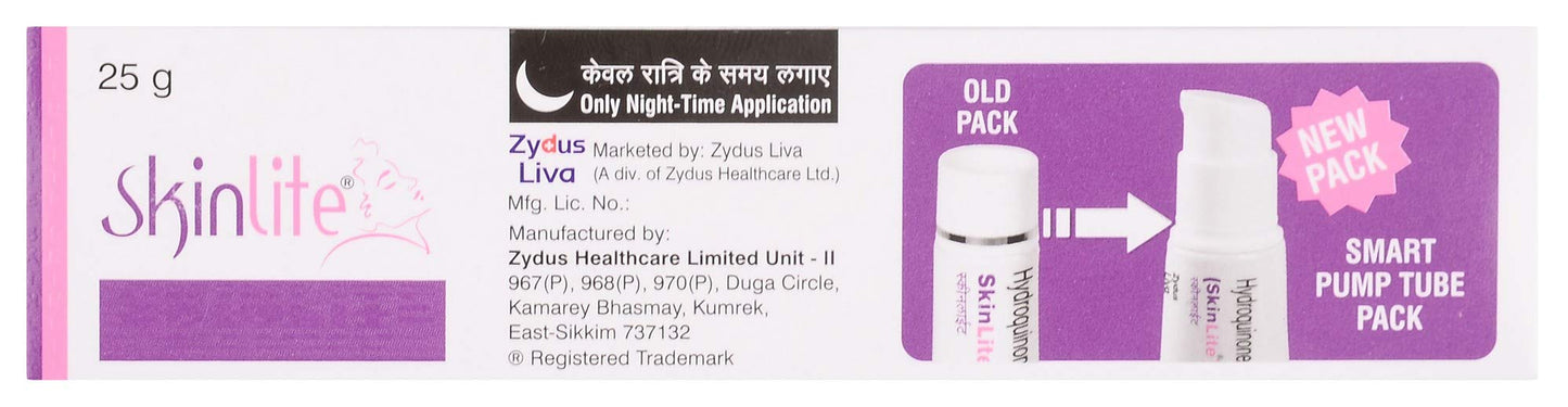 Skinlite - Tube of 25gm Cream