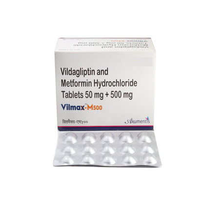 Vilmax-M 500/50MG - Strip of 15 Tablets