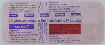 AXEMAL - Strip of 10 Tablets