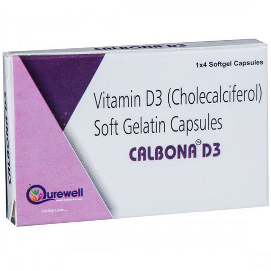 Calbona D3 - Strip of 4 Capsules