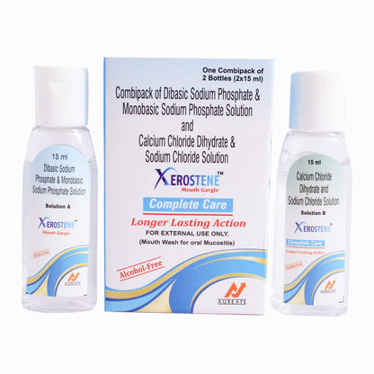 Xerostene Mouth Gargle Combipack - Bottle of 30ml Solution