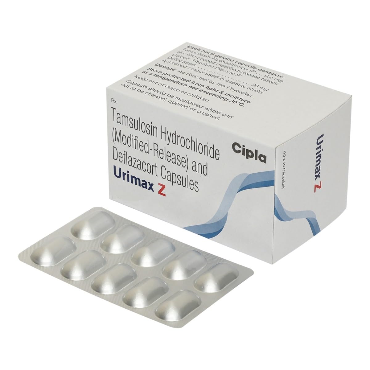 Urimax Z - Strip of 10 Capsules