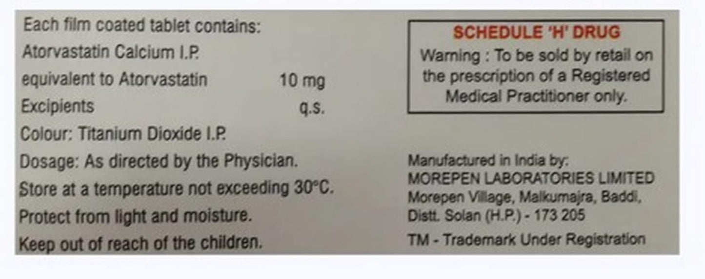 ATORICA-10MG - Strip of 15 Tablets