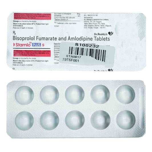 Stamlo Plus 5 - Strip of 10 Tablets