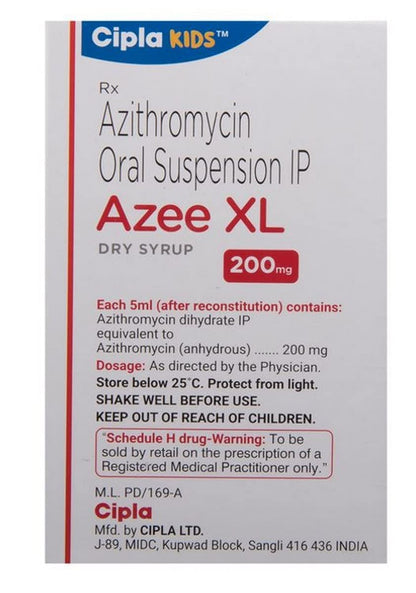 Azee XL 200mg/5ml - Bottle of 30ml Syrup