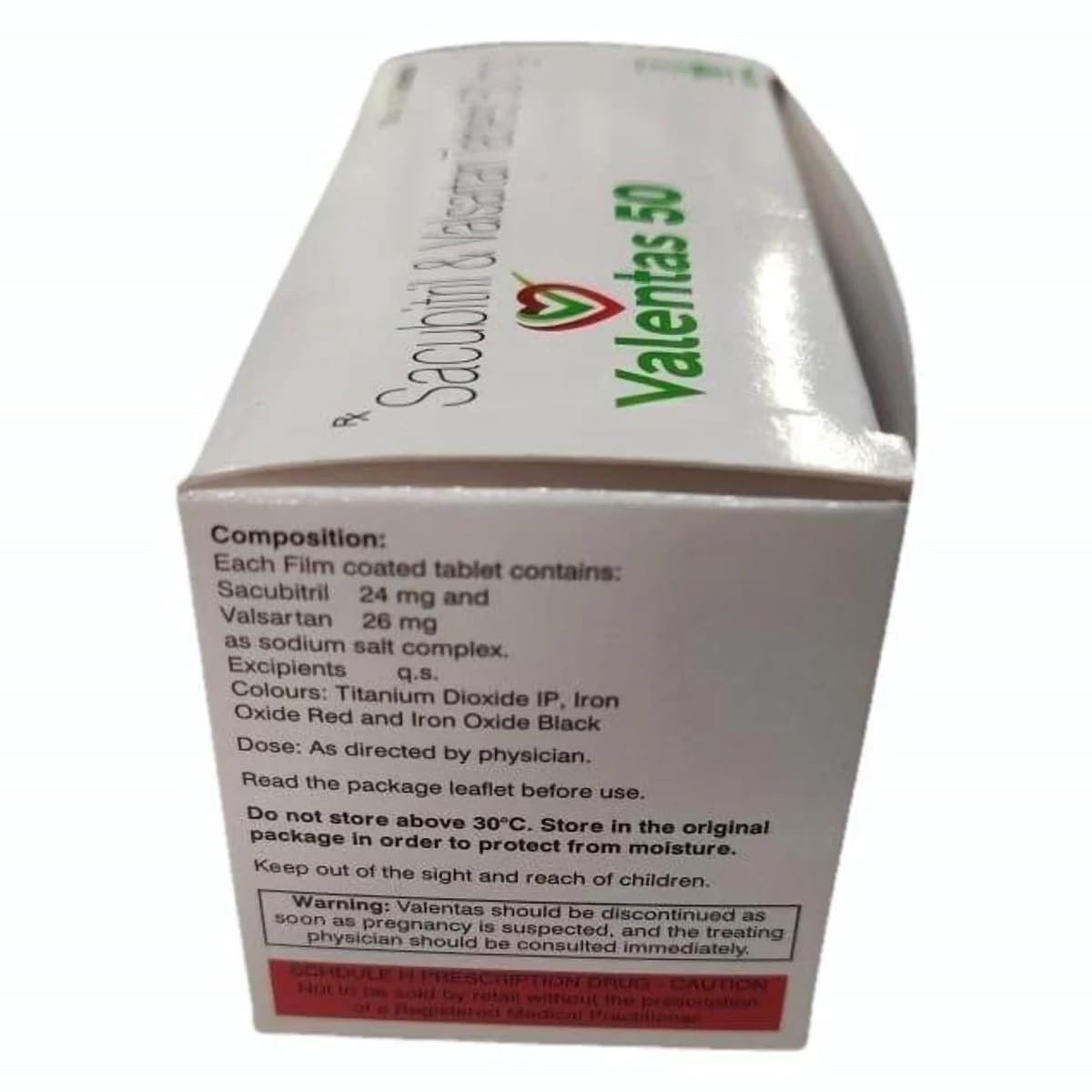 Valentas 50 - Strip of 10 Tablets