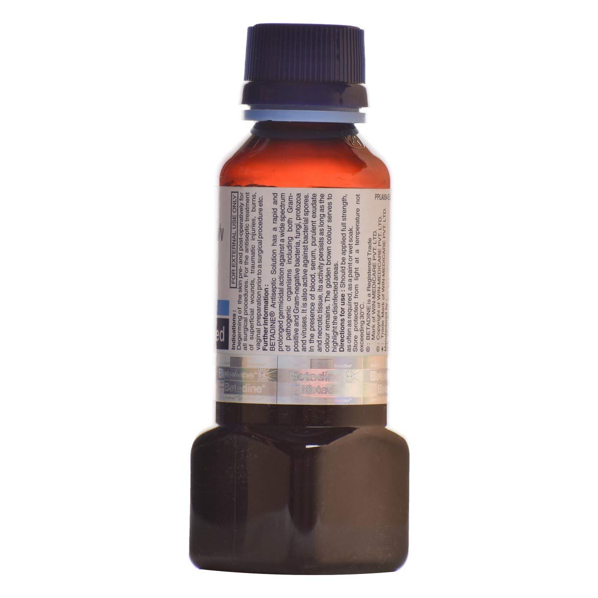 Betadine 10% w/v - Bottle of 100 ml Standerdised Microbial Solution