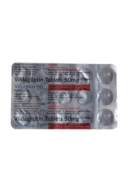 Vilcretin 50MG - Strip of 15 Tablets