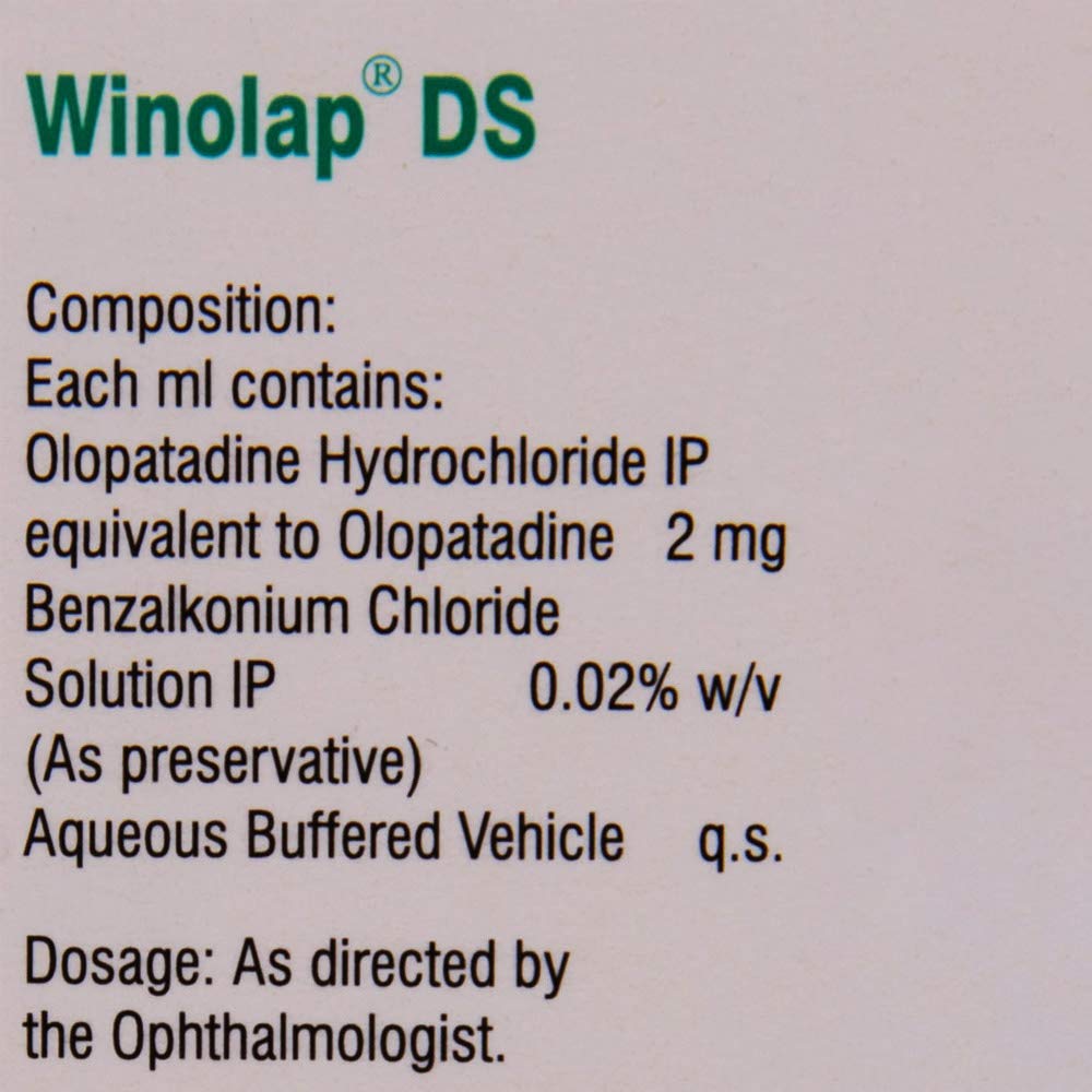 Winolap DS - Bottle of 2.5 ml Eye Drops