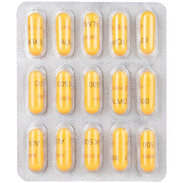 Almox 500 - Strip of 15 Capsules