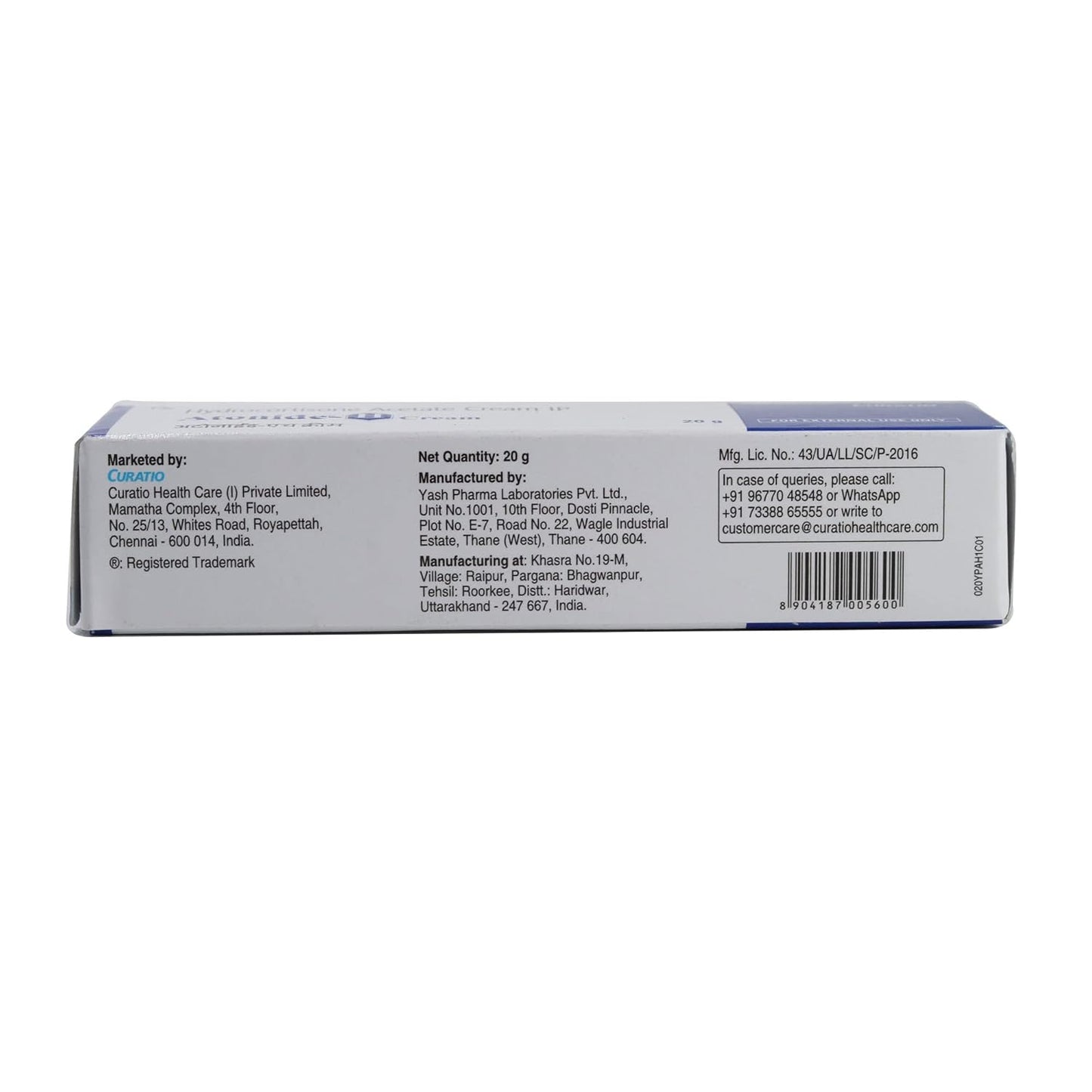 ATONIDE-H - Tube of 20 g Cream