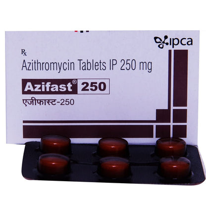 Azifast 250 - Strip of 6 Tablets