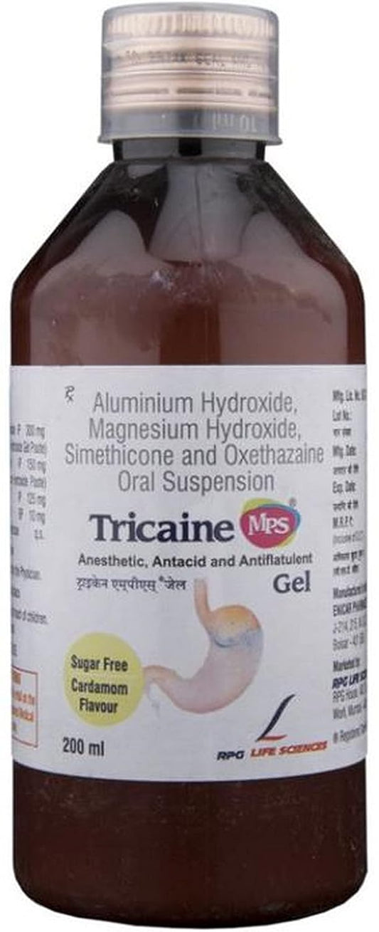 Tricaine MPS gel - Bottel of 200 ml Suspension