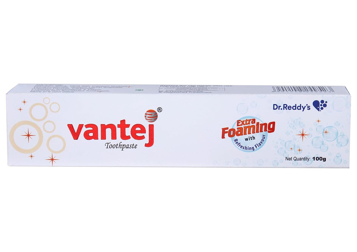 Vantej - Tube of 100gm Toothpaste, Calcium