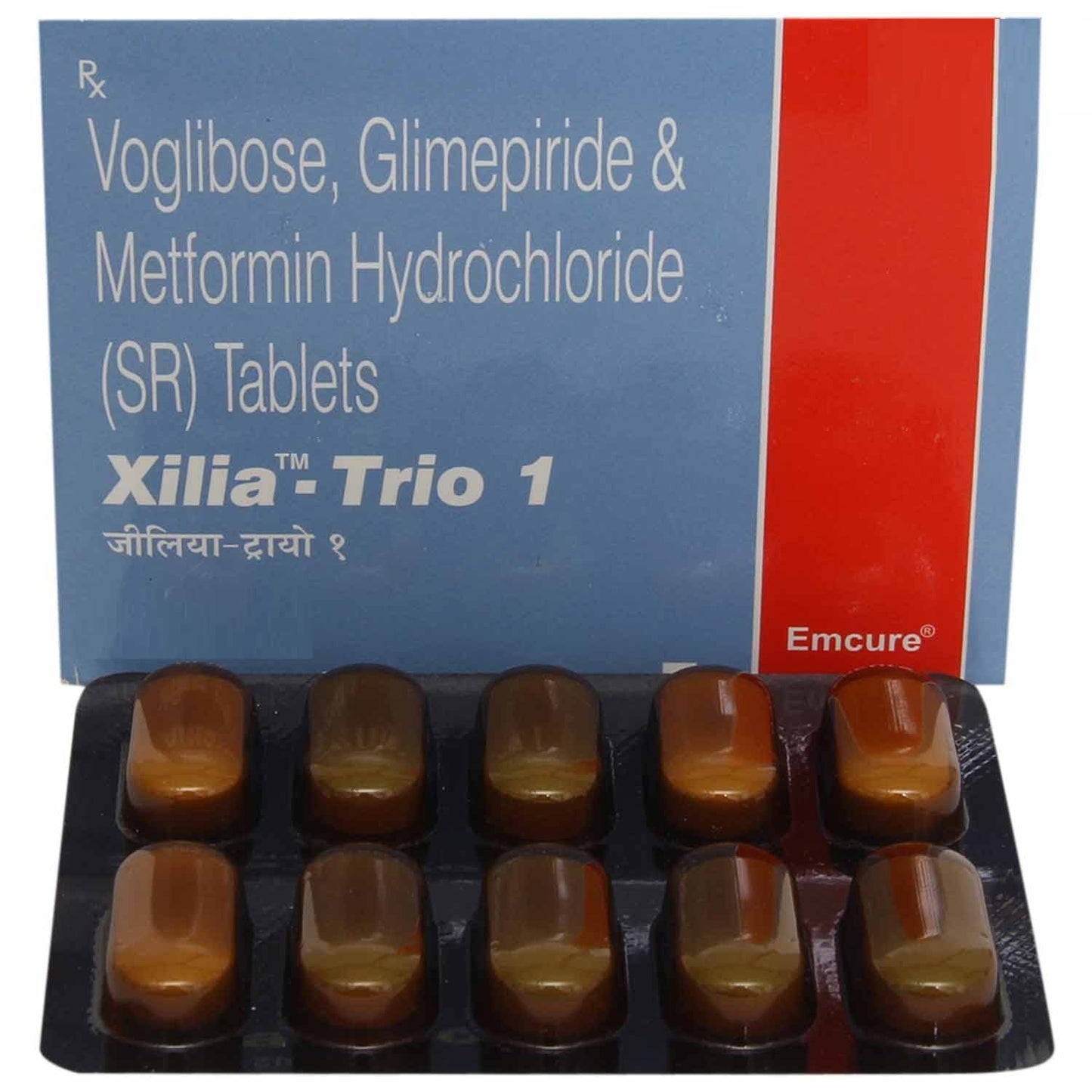 Xilia Trio 1 - Strip of 10 Tablets