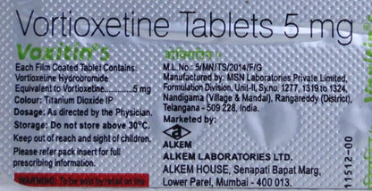 Voxitin 5 - Strip of 10 Tablets