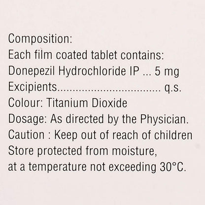 Aricep 5 - Strip of 10 Tablets