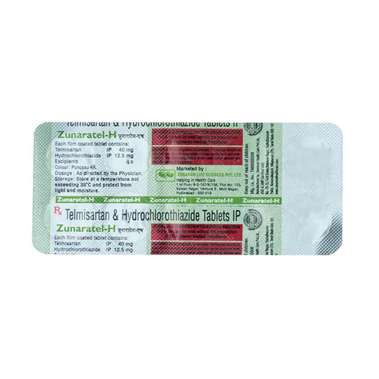 Zunaratel-H - Strip of 10 Tablets