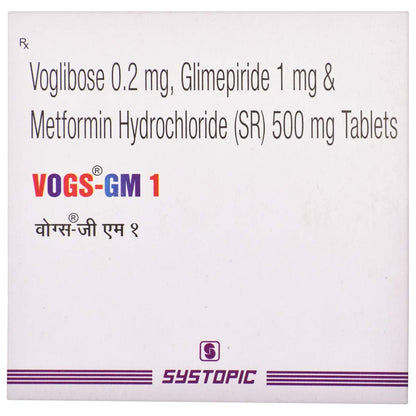 Vogs GM 1 - Strip of 15 Tablets