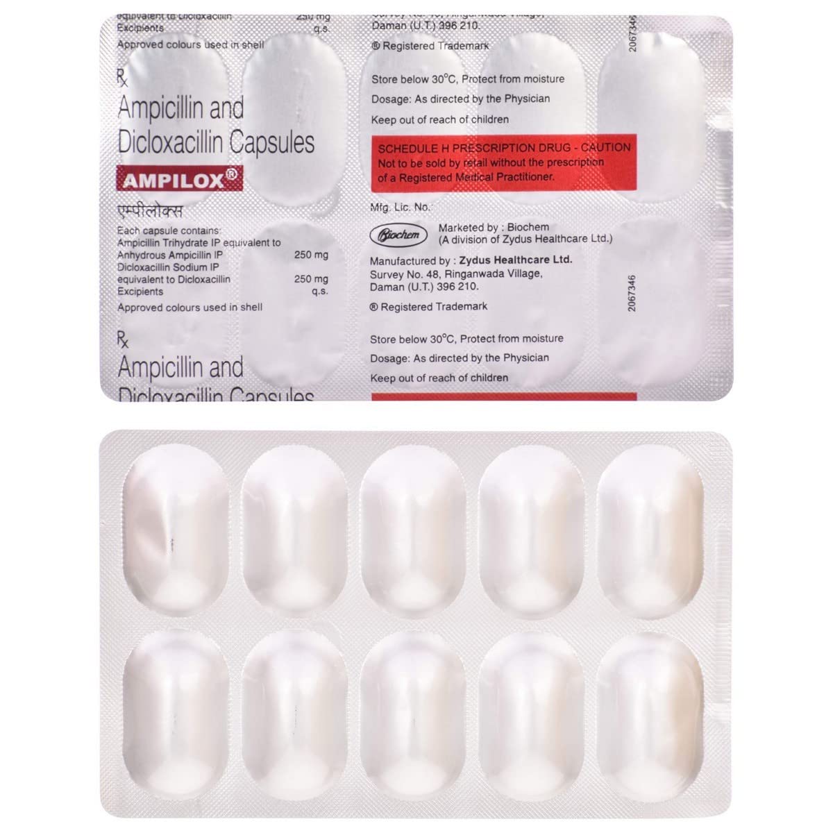 Ampilox - Strip of 10 Capsules