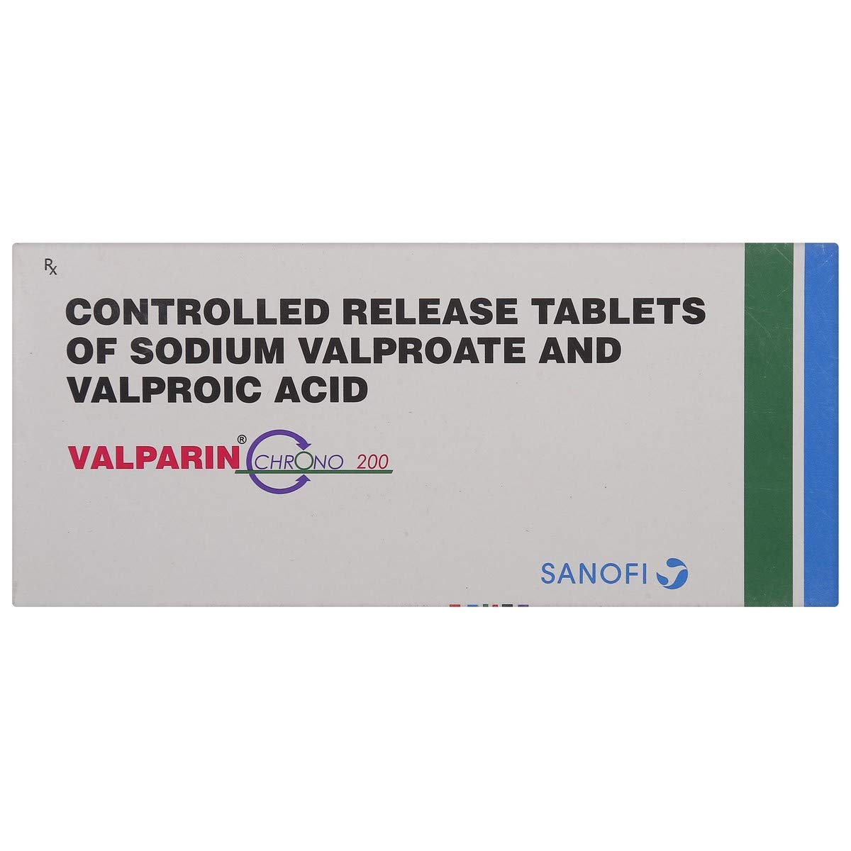 VALPARIN CHRONO 200MG TAB 10'S