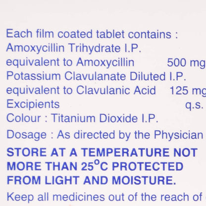 Ampoxin CV 625 - Strip of 10 Tablets