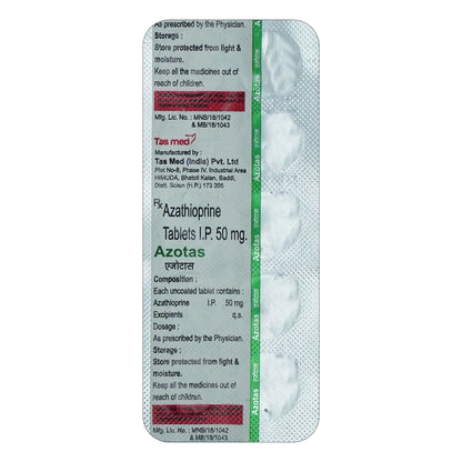 AZOTAS 50MG - Strip of 10 Tablets