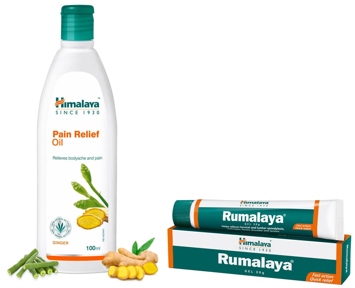 Himalaya Rumalaya Gel| Quick Relief Formula For Body Pain| Back Pain, Knee Pain, Muscle Pain, Sprains| Ayurvedic | 30G