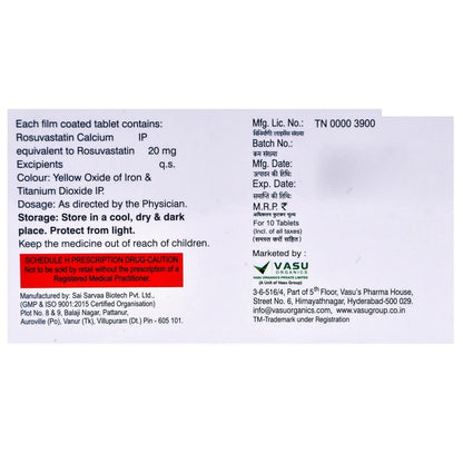 Adipostat-20 - Strip of 10 Tablets