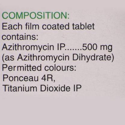 Zathrin 500 - Strip of 5 Tablets