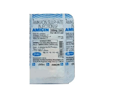 Amicin 500 - Vial of 2 ml Injection