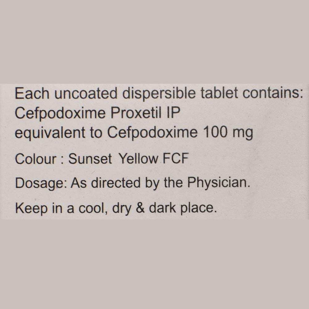 Microcef 100 DT - Strip of 10 Tablets