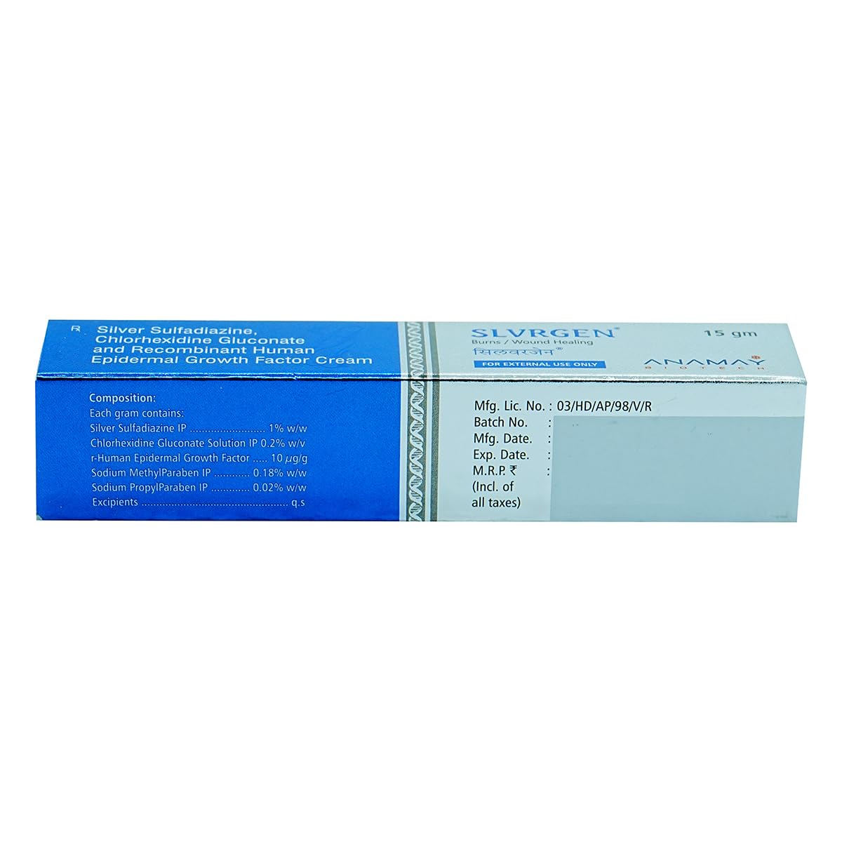 Slvrgen - Tube of 15 gm Cream