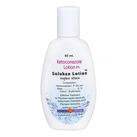 Soluken 2% - Bottle of 60ml Lotion