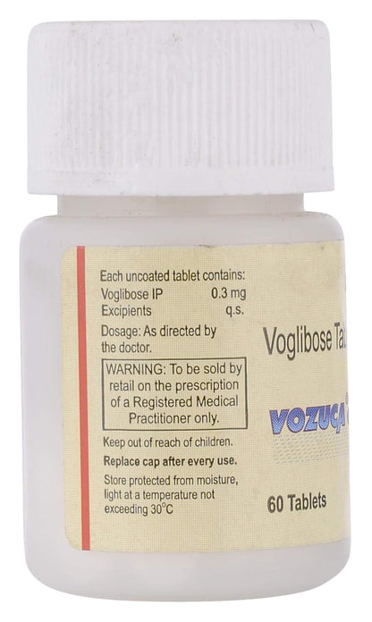 Vozuca Active 0.3mg - Bottle of 60 Tablets