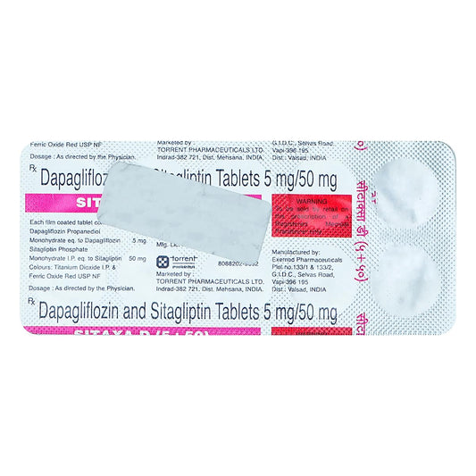 Sitaxa D 5/50 - Strip of 10 Tablets